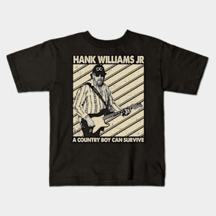 Bocephus Nation Proudly Wearing Williams Jr Kids T-Shirt